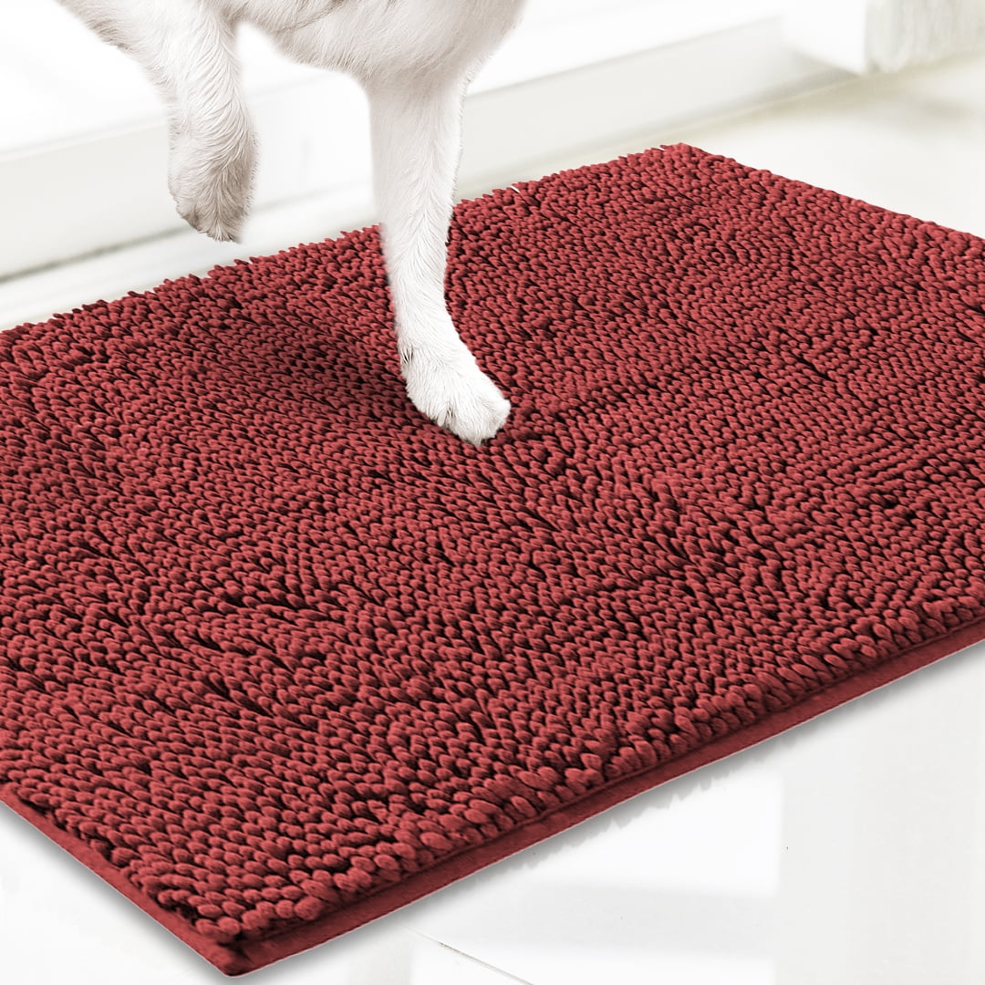 Buy Wholesale China Heart Shape Microfiber Chenille Door Mat With