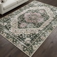 thumbnail image 1 of Muddy Mat® Eden 3ft x 5ft Washable Area Rugs for Living Room, Bedroom & Dining Room – Modern Soft Low Pile Non Slip Carpet – Pet Friendly Waterproof Foldable Rugs for Home, 1 of 1