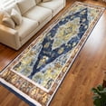 thumbnail image 1 of Muddy Mat® Mosaic 2ft x 7ft Washable Area Rugs for Living Room, Bedroom & Dining Room – Modern Soft Low Pile Non Slip Carpet – Pet Friendly Waterproof Foldable Rugs for Home, 1 of 1