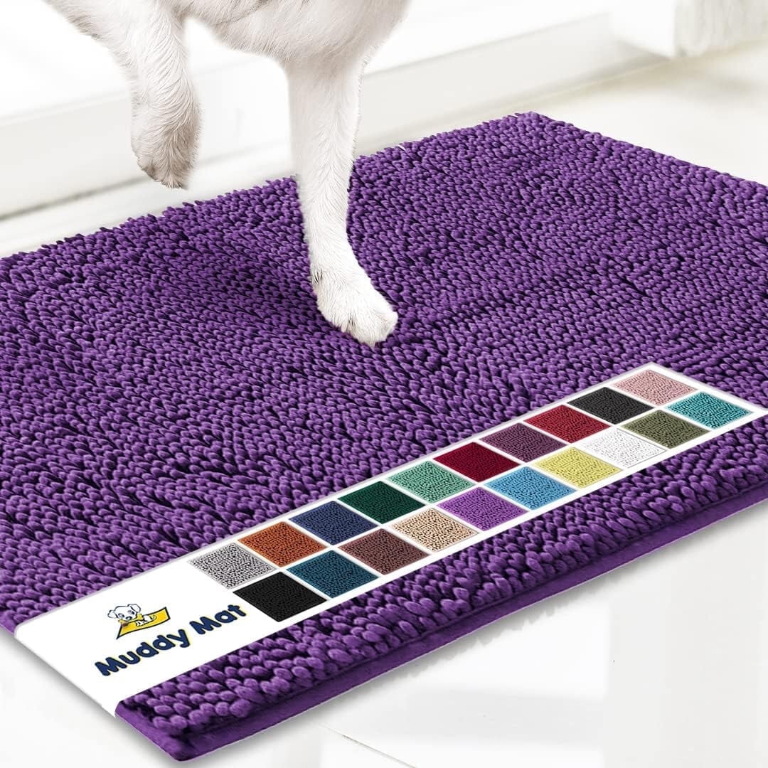 Touchdog 'Hushky' Water-Resistant Premium Raised Rectangular Dog Mat
