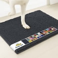 thumbnail image 1 of Muddy Mat® | Super Water Absorbent Door Mat Indoor, Microfiber Quick Dry Chenille Entryway Rug, Slip Resistant Front Door Mat, Indoor Mats for Entryway, Machine Washable Pet Rug, Charcoal 48"x60", 1 of 4