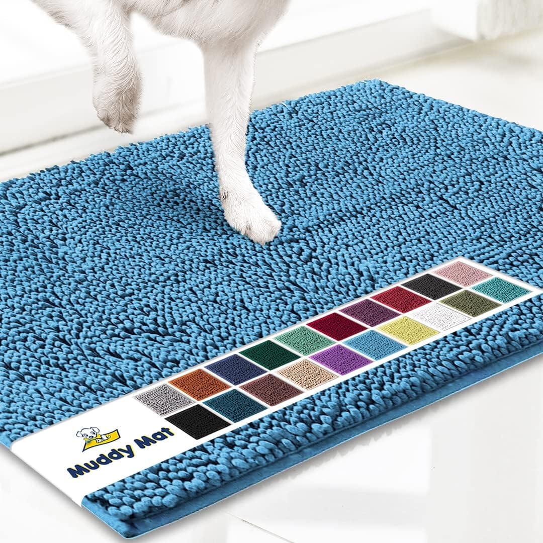 Muddy Mat, Indoor Door Mat, Sky Blue 19