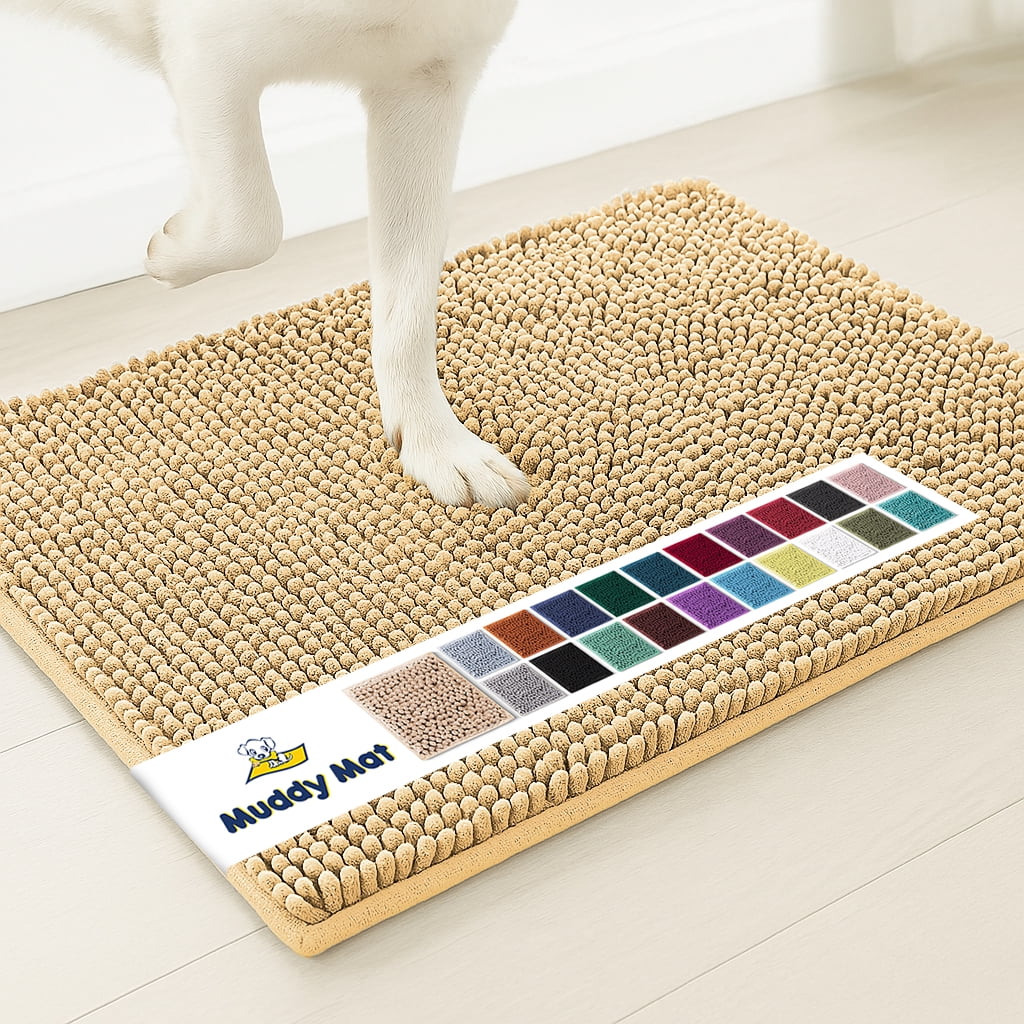 Muddy Mat AS-SEEN-ON-TV Microfiber Door Mat/Pet Rug, Non Slip