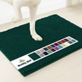 thumbnail image 1 of Muddy Mat® | Super Absorbent Door Mat Indoor, Microfiber Quick Dry Chenille Entryway Rug, Non-Slip Front Door Mat, Indoor Mats for Entryway, Machine Washable Pet Rug, Dark Green 28"x18", 1 of 7