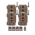 thumbnail image 1 of Muddy Mitigator Cellular 24MP Imaging Trail Camera with 80 Feet Detection and Flash Range (4-Pack) Bundle with 32GB Ultra SDHC UHS-I Memory Card (4-Pack) and Focus High Speed Card Reader (9 Items), 1 of 6
