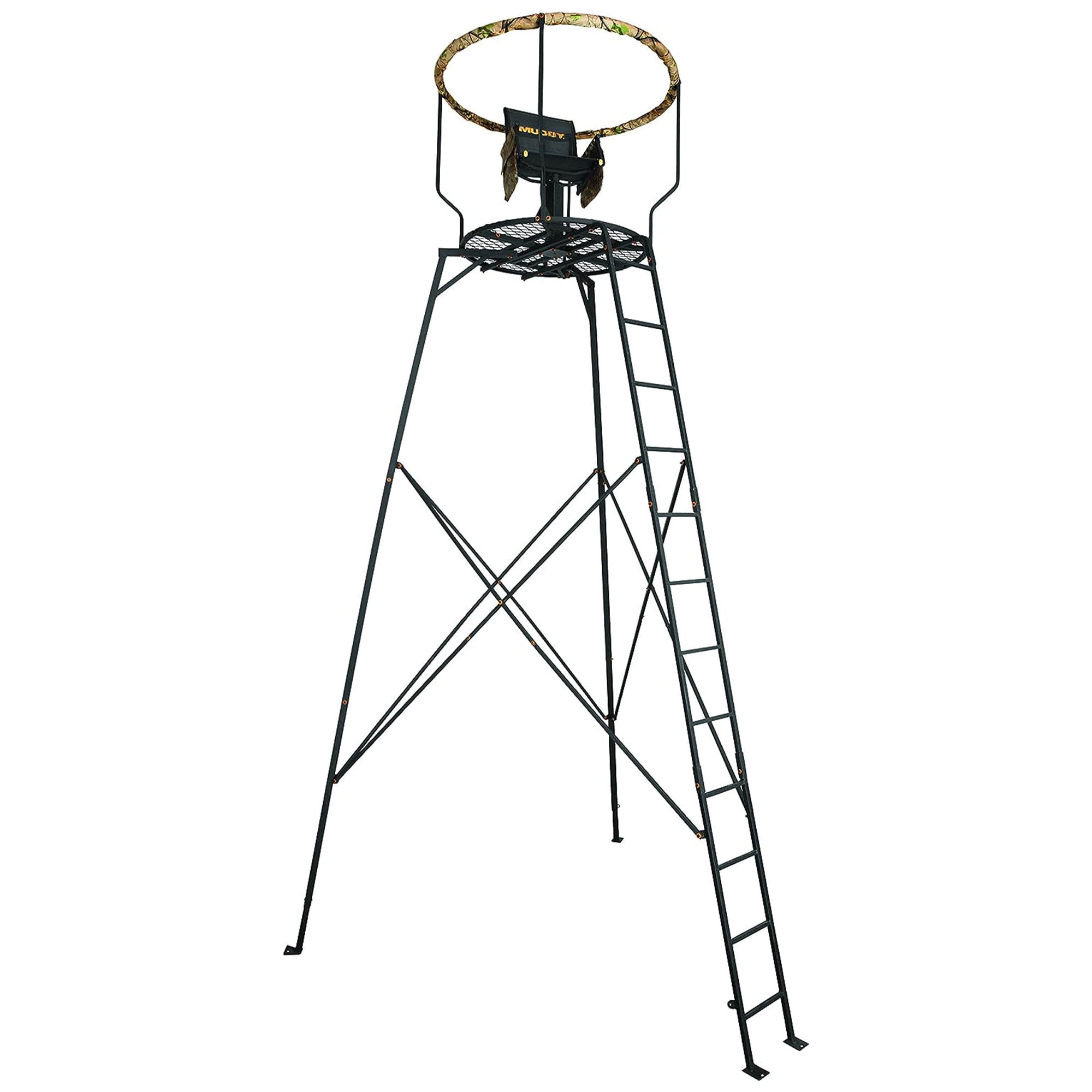Muddy Nomad 16' High Portable TriPod Deer Hunting Stand with Swivel