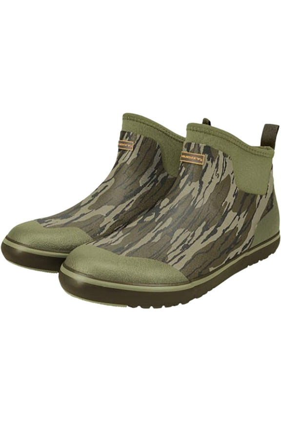 Outdoors Men's DV8 Deck Boots Rubber Mossy Oak Bottomland 8 D