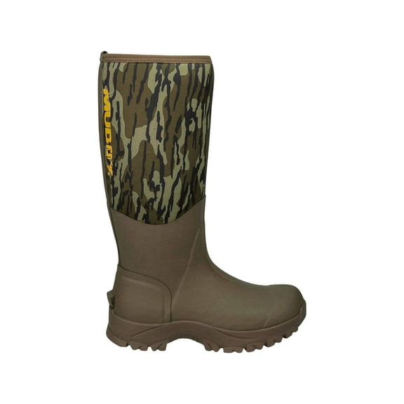 Muddy Outdoors Men's MTX 17" Rubber Boots Mossy Oak Bottomland 13 D