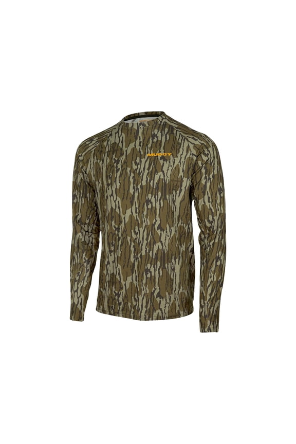 Outdoors Men's TRX Base Layer Shirt Mossy Oak Bottomland Large