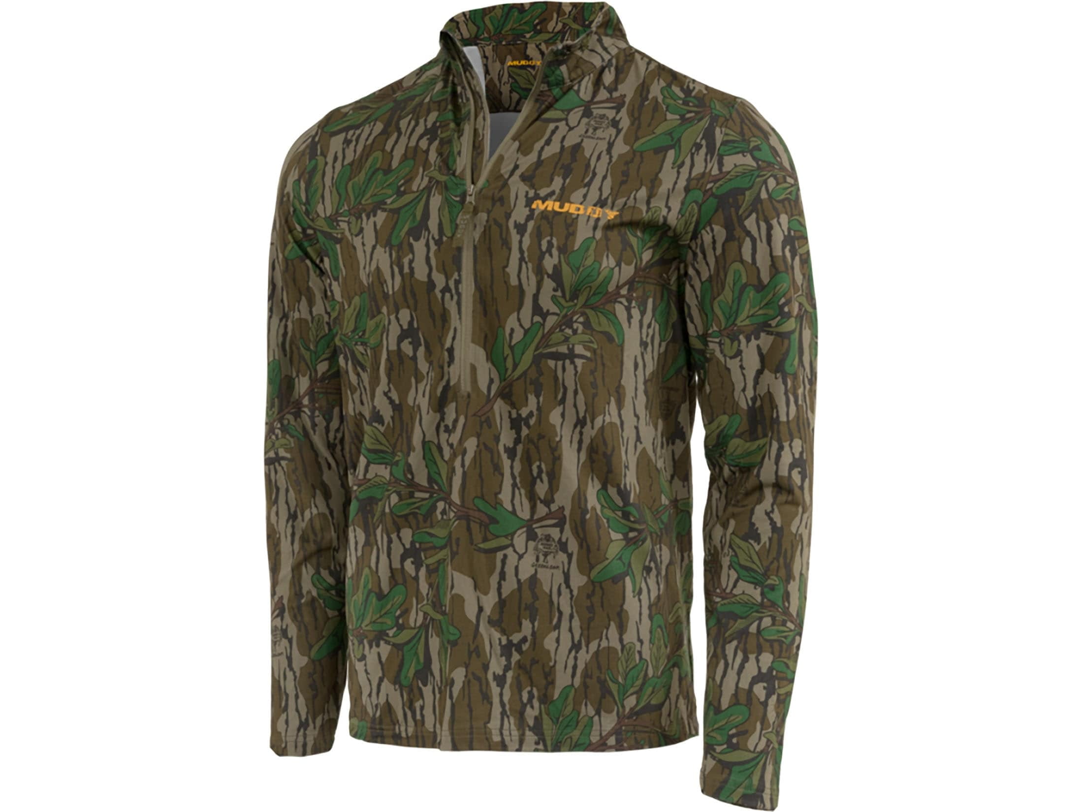Muddy Outdoors Men's TRX Lightweight Quarter Zip Shirt Mossy Oak