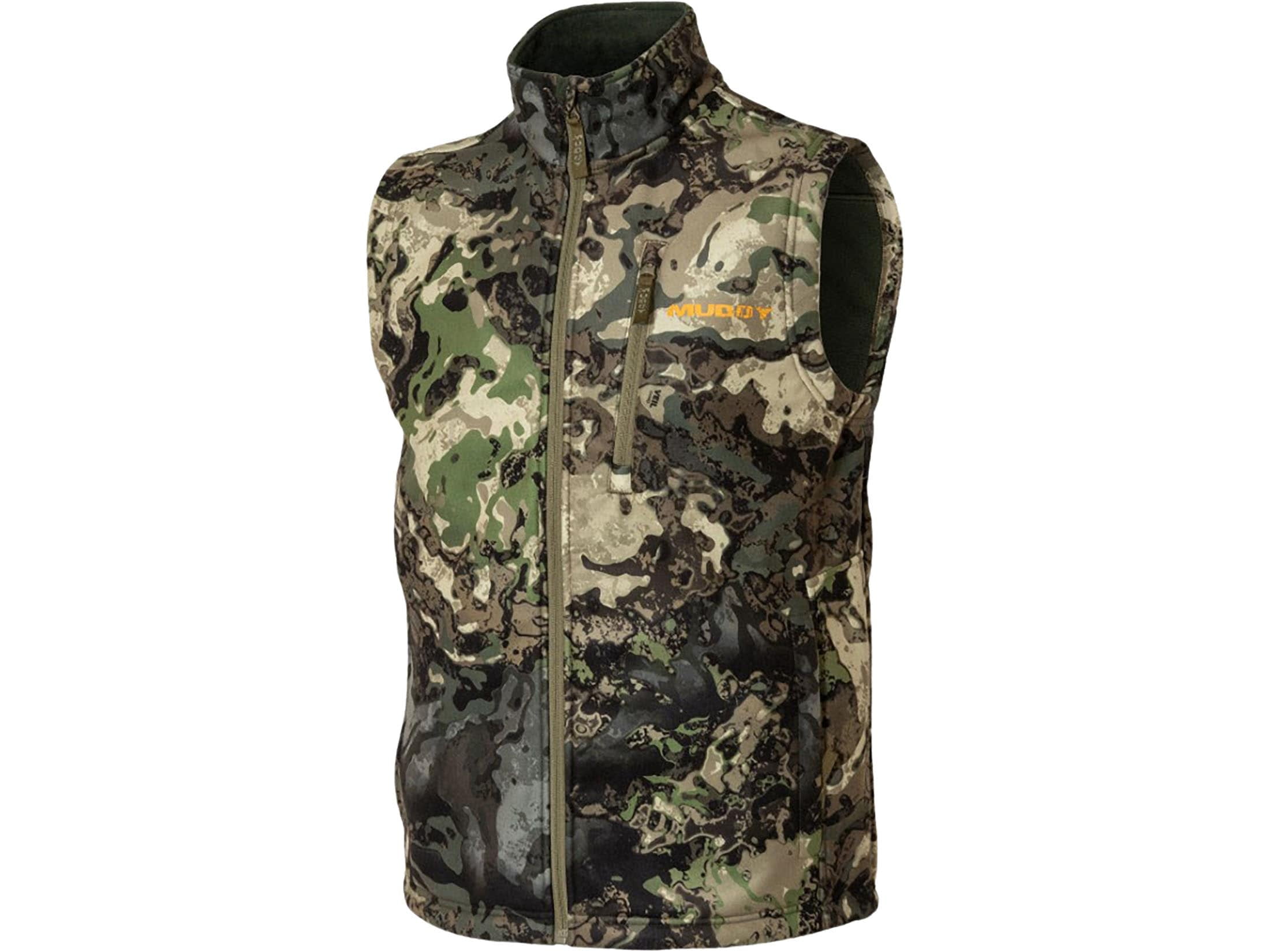 Muddy Outdoors Men's TRX Softshell Vest Veil Canyon Hybrid