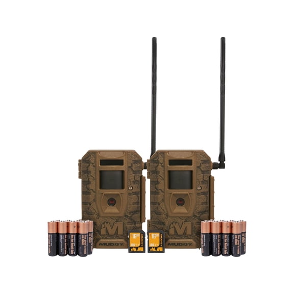 Muddy Mitigator 3.0 Cellular Trail Camera Combo 2PK
