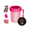thumbnail image 1 of Muddy Paw Washer with Absorbent Towels for Small Pets, Dog and Cat Foot Cleaner (Small, Red), 1 of 1