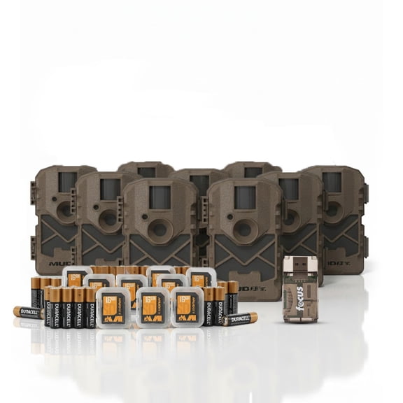 Muddy Pro Cam 20 720p Trail Camera Bundle with SD Card, Batteries and Card Reader (28 Items)