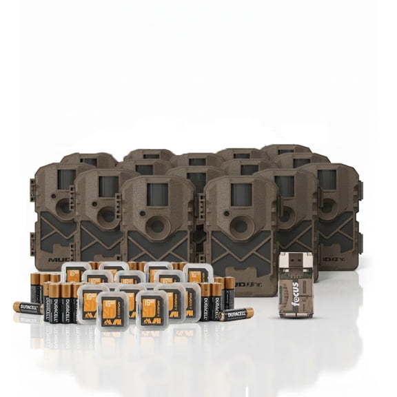 Muddy Pro Cam 20 720p Trail Camera Bundle with SD Card, Batteries and Card Reader (46 Items)