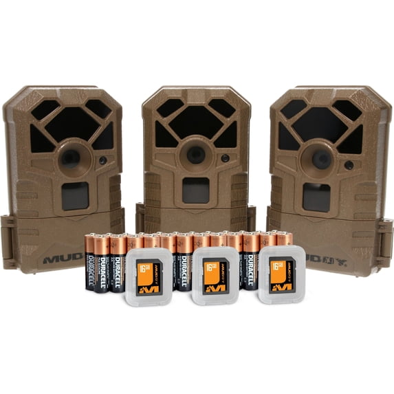 Muddy Pro Cam 14 Trail Camera for Hunting and Wildlife Photography, 3 ...