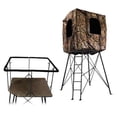 thumbnail image 1 of Muddy Quad Pod Deluxe 12' Steel Hunting Stand with Ladder, Steel Frame, Camo, 1 of 1