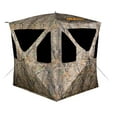 thumbnail image 1 of Muddy Hunting Whitetail Deer Buck Hog Silent Standing Height 64” Epic Camo Pattern Ravage Ground Blind, 1 of 13