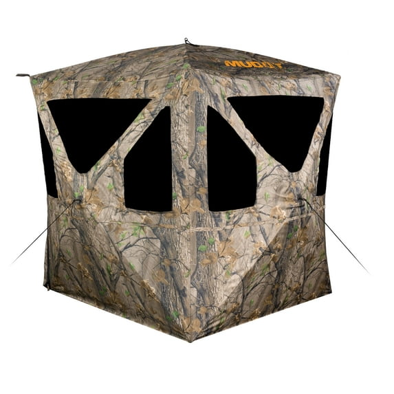 Muddy Hunting Whitetail Deer Buck Hog Silent Standing Height 64” Epic Camo Pattern Ravage Ground Blind