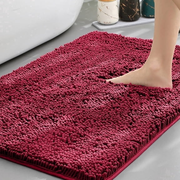 Gdledy Jankles Carpet Door Mat, Suitable for Cats and Dogs, Suitable for Various Indoor Scenes, 20 Inches X 32 Inches, Dark Red