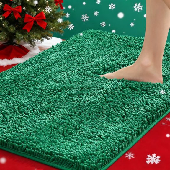 Muddy Rug, Seen on TV – Super Absorbent Microfiber Dog Door Mat for Mucky Paws, Non-Slip Washable Pet Rug, Quick Dry Chenille Entryway Carpet, Machine Washable Indoor Mat