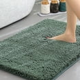 thumbnail image 1 of Gdledy Jankles for Mucky Paws Super Absorbent Microfiber Dog Door Mat, Quick Dry Non-Slip Washable Chenille Rug Entryway Carpet,16"x24",Dark Green, 1 of 8