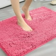 thumbnail image 1 of Muddy Cat Rug - Super Absorbent Microfiber Mat for Mucky Paws & Wet Shoes | Non-Slip, Machine Washable Pet Rug | Quick Dry Chenille Entryway Mat for Indoor Outdoor(Seen on TV)Rose Pink,32"X16"., 1 of 6