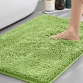 thumbnail image 1 of Gdledy Jankles for Mucky Paws Super Absorbent Microfiber Dog Door Mat, Quick Dry Non-Slip Washable Chenille Rug Entryway Carpet,20"x32",Lime Green, 1 of 8
