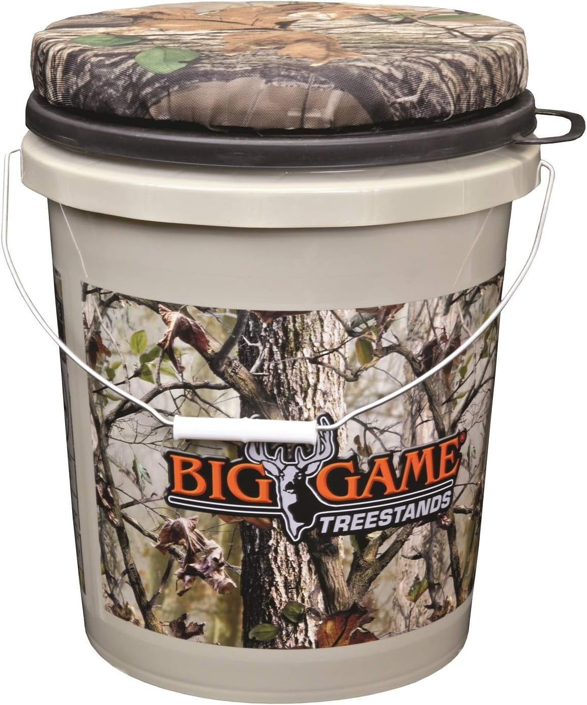 Muddy SpinTop Bucket Seat, Includes 5 Gallon Pail, Camo MUDGS1204