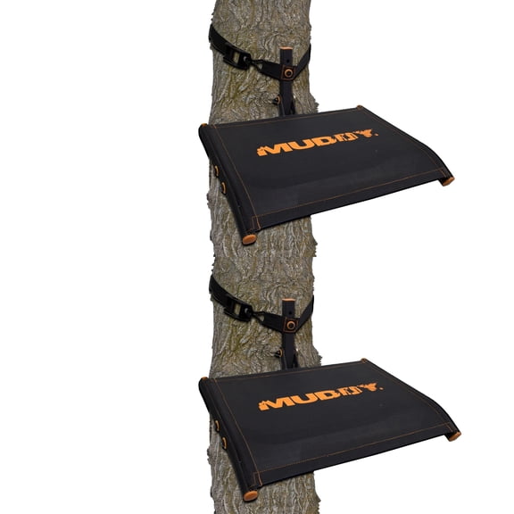 Muddy Ultra Hang on Hunting Treestand with Ratchet Straps (2 Pack)