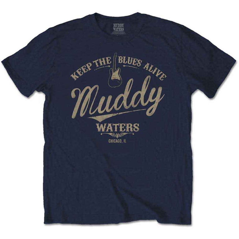 Muddy Waters Unisex T-Shirt Keep The Blues Alive (X-Large