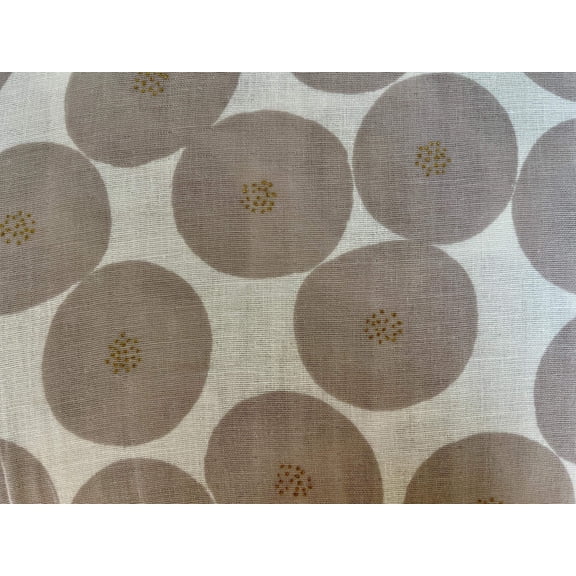 Muddy Works-Kokka Mini Anpan Cotton Material Double Gauze-Sewing Fabric Half Yard, 44"