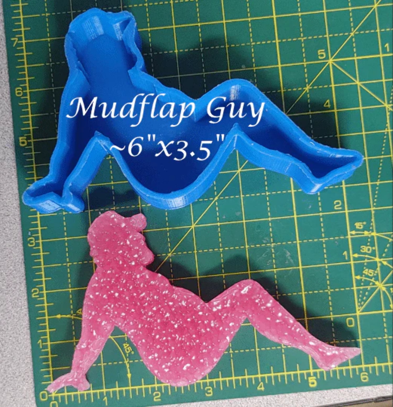 Mudflap Guy Silicone Freshie Mold