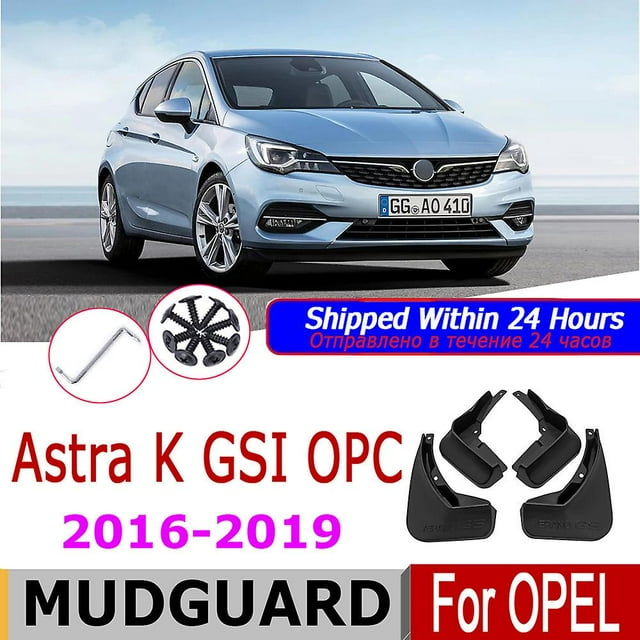 Parafanghi Auto Per Opel Astra K 2016 - Set 4 Pezzi Anteriori E Posteriori In Materiale Resistente - Foto 4