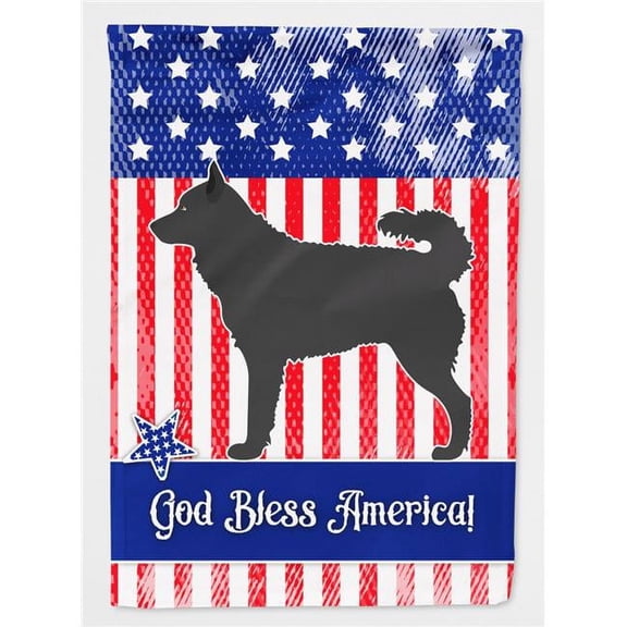 Mudi American Flag Garden Size