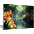thumbnail image 1 of Mudket Canvas Print Framed Ready to Hang Tropical Canvas Wall Art, Green Botanical Landscape Wall Decor Artwork for Living Room Bedroom, Floral Jungle Wall Pictures - 12"L x 8"W, 1 of 10