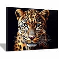 thumbnail image 1 of Mudket Leopard Canvas Wall Art, Framed Wild Animal Print Wall Decor for Men's Living Room Office, Trendy Cheetah Wall Art Ready to Hang - 12"L x 8"W, 1 of 10