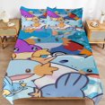 thumbnail image 1 of Duvet Cover Set 3 Pieces Soft Comfy Comforter Cover with 2 Pillow Shams, Breathable Bedding Set 1 Quilt Cover (90"x90") and 2 Pillowcases (20"x30"), 1 of 8