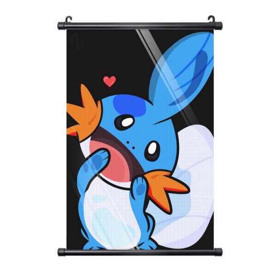 Hanging Poster Prints Canvas PVC Scroll Shaft Wall Art Painting Wall Banner Artwork Decor for Home Living Room Bedroom 16"X24"