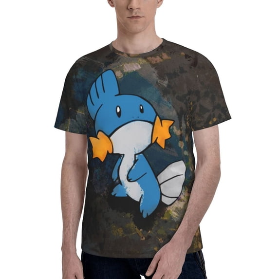 Men's T-Shirt Graphic Print Crew Neck Unisex Short Sleeve Hip Hop Adults Tees Top Streetwear
