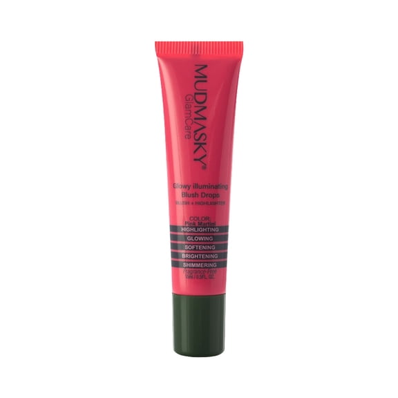 MUDMASKY Glowy Illuminating Blush Drops - Pink Martini