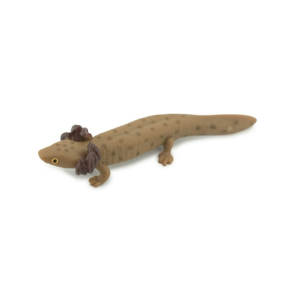 Mudpuppy, Common, Hand Painted, Educational, Rubber Salamander, Realistic Figure, Lifelike Model, Figurine, Replica, Gift, 3" SF16 B31