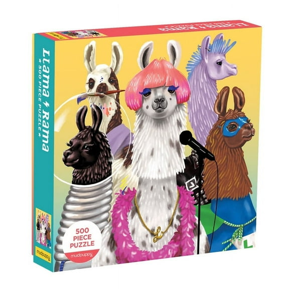 Mudpuppy - Llama Rama - 500 Piece Family Jigsaw Puzzle
