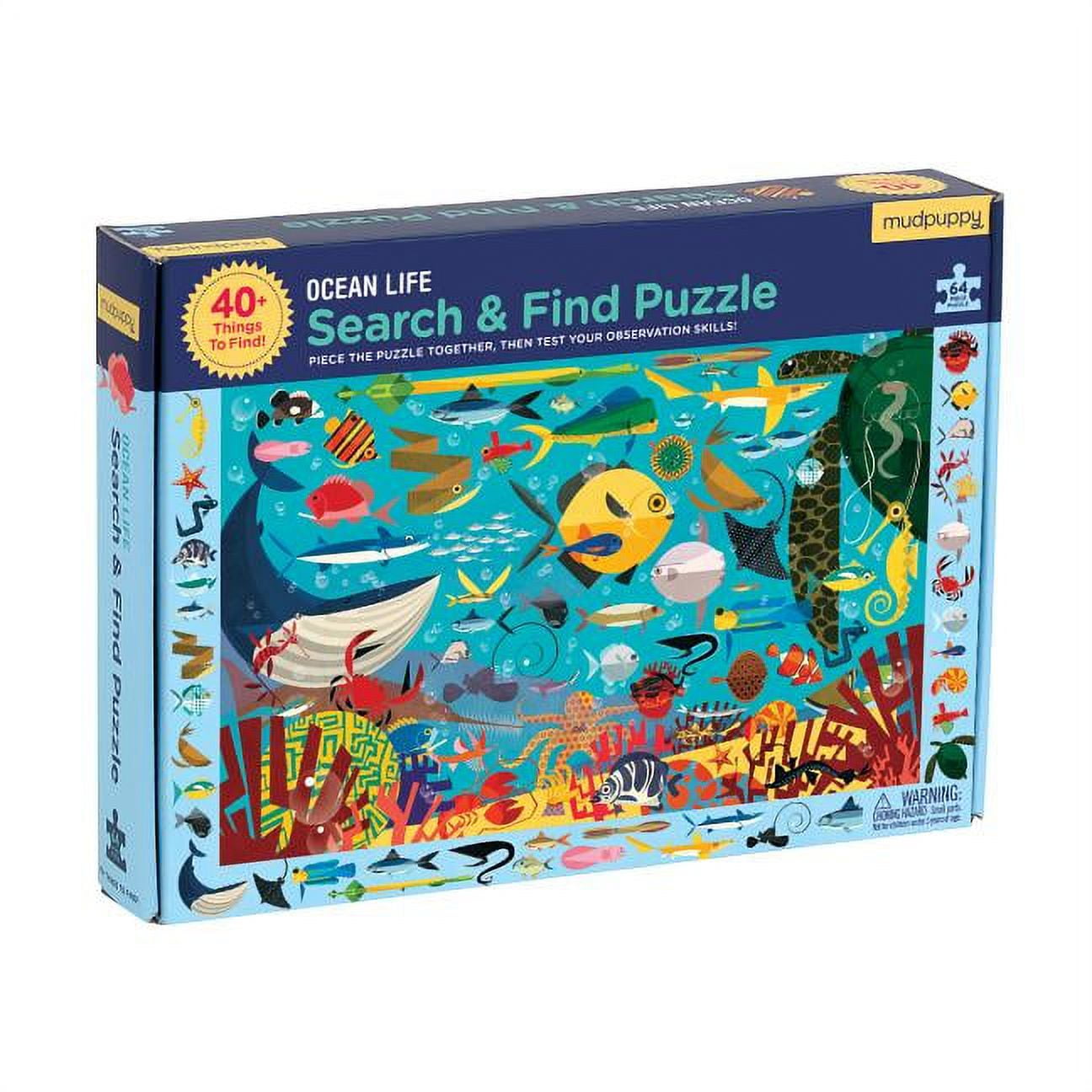 Mudpuppy - Ocean Life Search & Find Puzzle