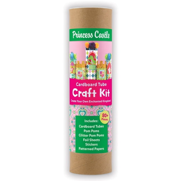 Mudpuppy Princess Castle Cardboard Tube Craft Kit