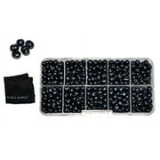 Mudra Crafts Real Freshwater Cultured Pearls for Jewelry Making, Loose Bulk Predrilled Bead Kit 7-8mm, Mixed