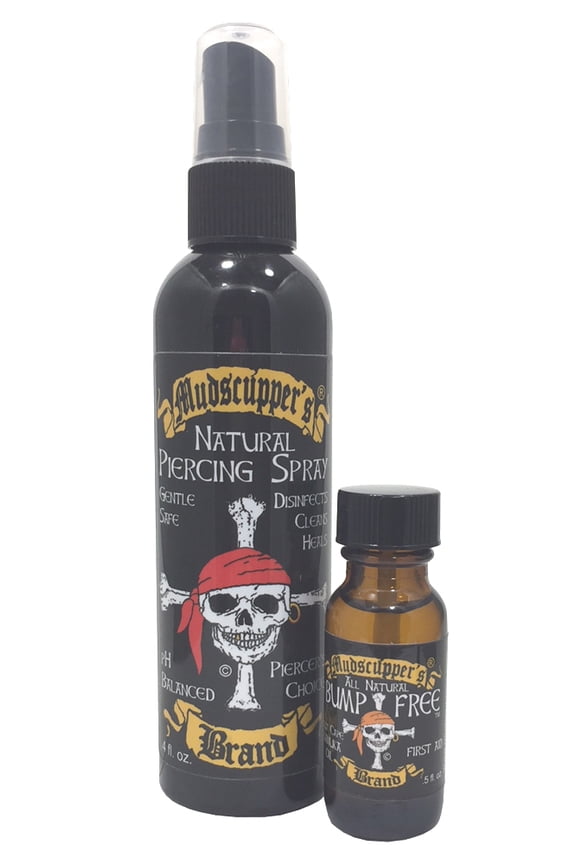 Piercing Aftercare Set - Stronger than Tea Tree oil - Helps Shrink or Remove Bumps