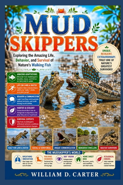 Mudskippers: Exploring the Amazing Life, Behavior, and Survival of Nature's Walking Fish, (Paperback)