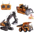 thumbnail image 1 of Mudsterz Command The Site Conquer The Dirt,Mudsterz Trucks,Mudsterz Construction RC,2.4Ghz Remote Control Construction Vehicle Set, Alloy Material,with Cool Lights and Sounds (A+B+D), 1 of 8