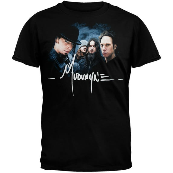 Mudvayne Boys '05 Group Photo Short Sleeve T Shirt
